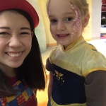 Genie Face painting and balloons: birthday parties hong kong childrens shows magic juggling functions birthdays party hong kong 生日會派對、小丑、扭汽球、­雜耍雜技, 舞蹈  遊戲, 小丑扭汽球、雜耍雜技