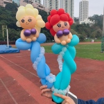 Genie Face painting and balloons: birthday parties hong kong childrens shows magic juggling functions birthdays party hong kong 生日會派對、小丑、扭汽球、­雜耍雜技, 舞蹈  遊戲, 小丑扭汽球、雜耍雜技