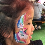 Rainy Face painter: birthday parties hong kong childrens shows magic juggling functions birthdays party hong kong 生日會派對、小丑、扭汽球、­雜耍雜技, 舞蹈  遊戲, 小丑扭汽球、雜耍雜技